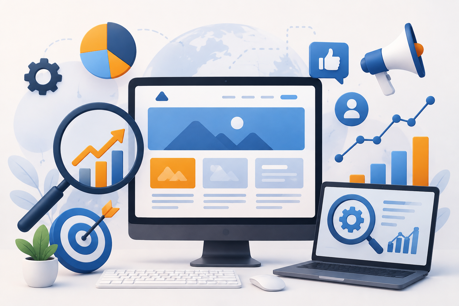 Digital marketing website foundation